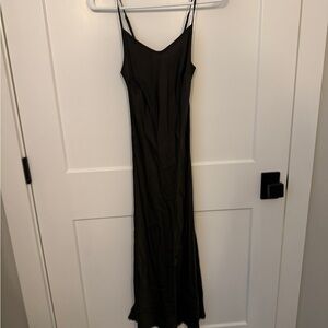 Nation LTD olive green slip dress